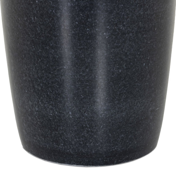Cronos End Table - Polished Black Marble