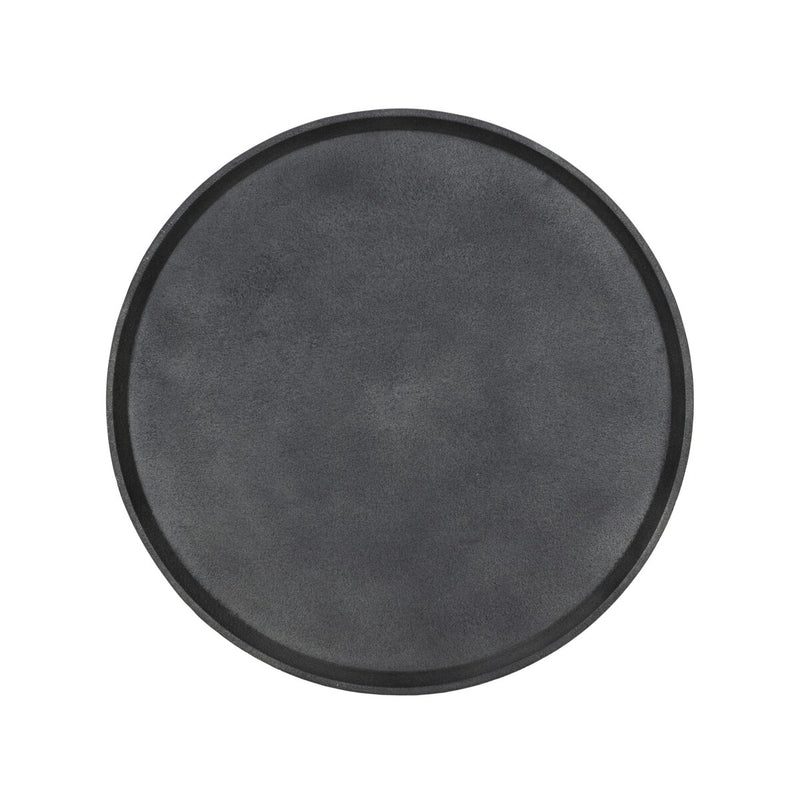 Cronos End Table - Polished Black Marble