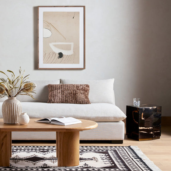 Shep End Table - Dark Petrified Wood