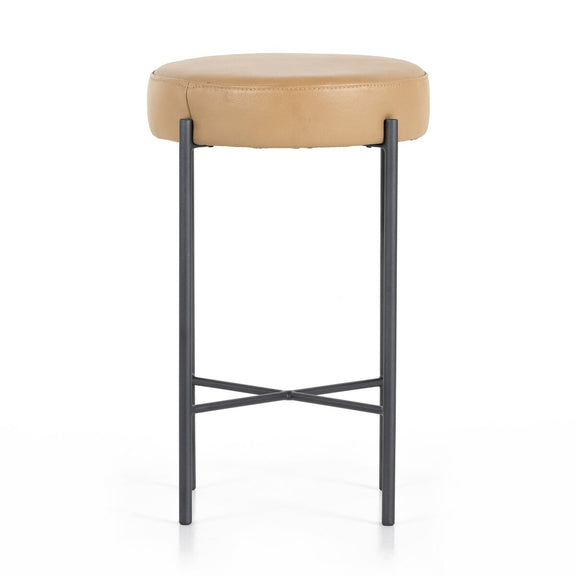 Nocona Bar + Counter Stool - Natural Leather
