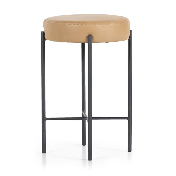 Nocona Bar + Counter Stool - Natural Leather