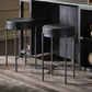 Nocona Bar + Counter Stool - Black Leather