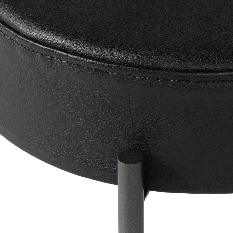 Nocona Bar + Counter Stool - Black Leather