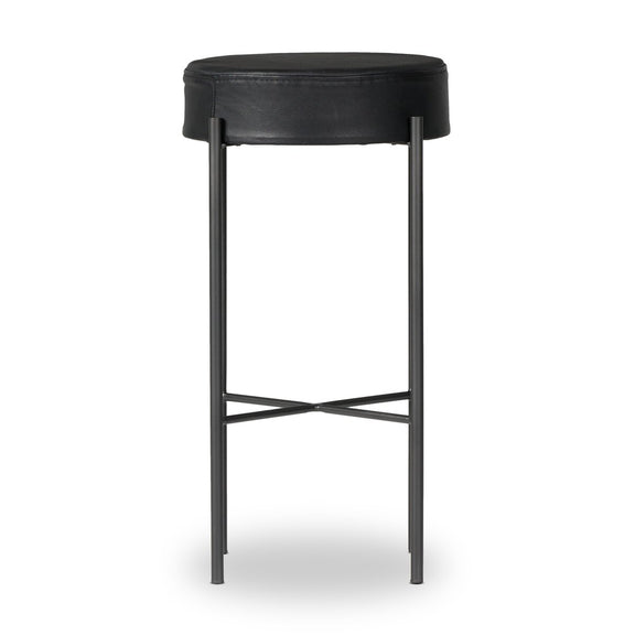Nocona Bar + Counter Stool - Black Leather