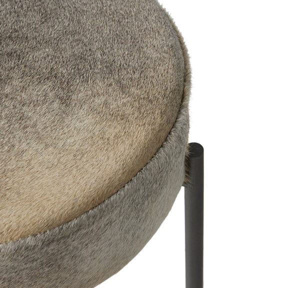 Nocona Bar + Counter Stool - Black & White Speckled Hide