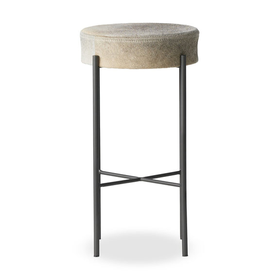 Nocona Bar + Counter Stool - Black & White Speckled Hide
