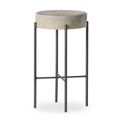 Nocona Bar + Counter Stool - Black & White Speckled Hide