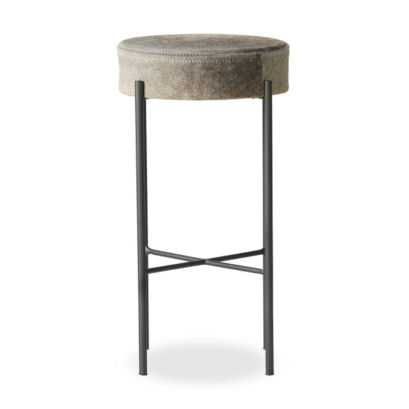 Nocona Bar + Counter Stool - Black & White Speckled Hide
