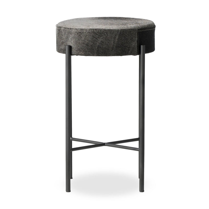 Nocona Bar + Counter Stool - Black & White Speckled Hide