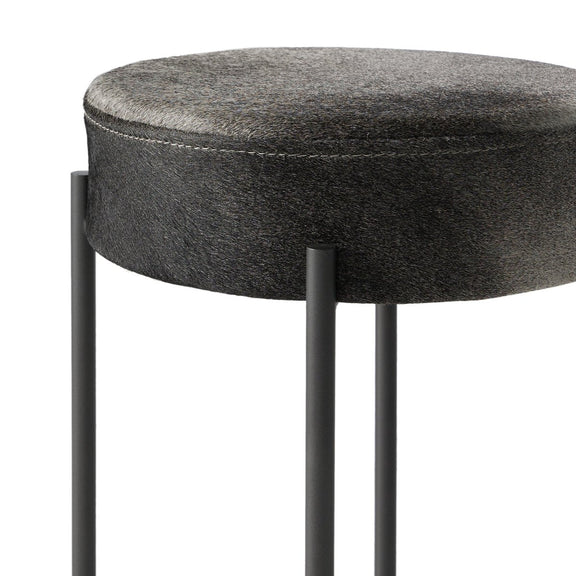 Nocona Bar + Counter Stool - Black & White Speckled Hide