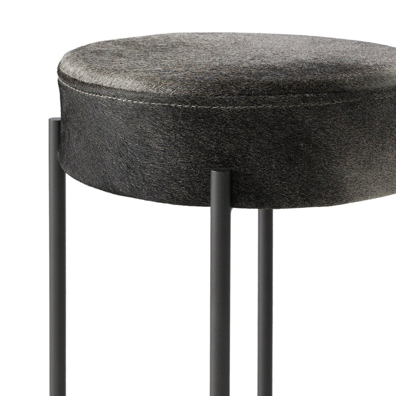 Nocona Bar + Counter Stool - Black & White Speckled Hide