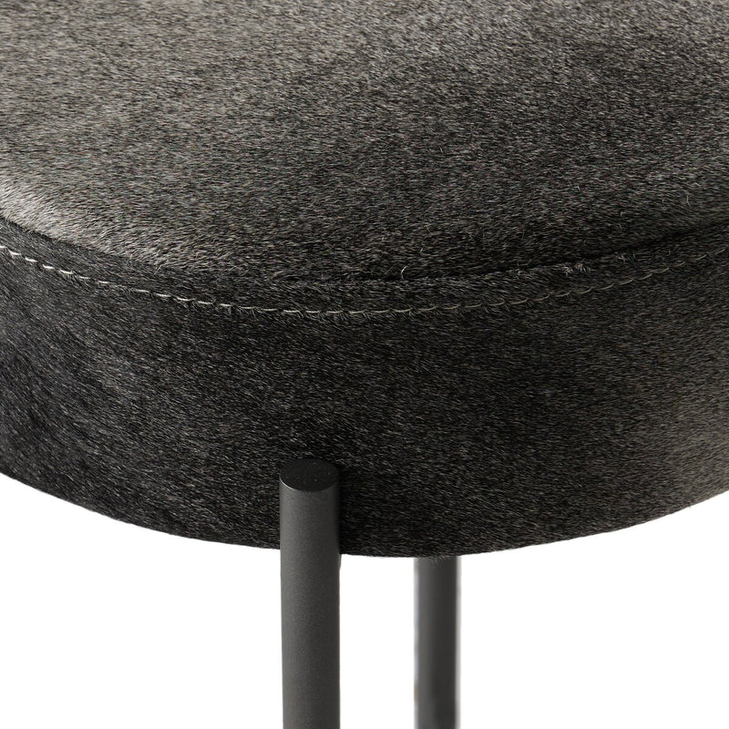 Nocona Bar + Counter Stool - Black & White Speckled Hide