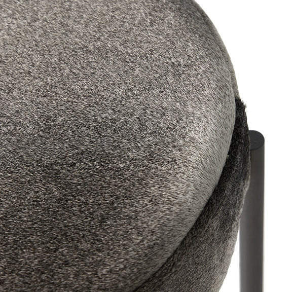 Nocona Bar + Counter Stool - Black & White Speckled Hide