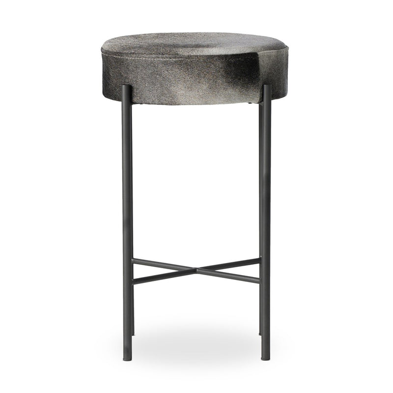 Nocona Bar + Counter Stool - Black & White Speckled Hide