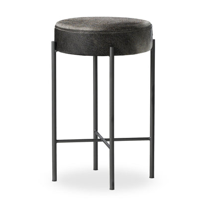 Nocona Bar + Counter Stool - Black & White Speckled Hide