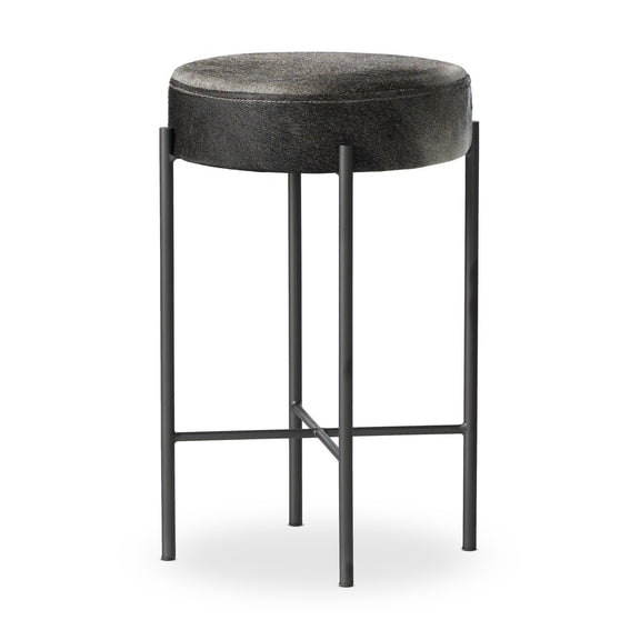 Nocona Bar + Counter Stool - Black & White Speckled Hide