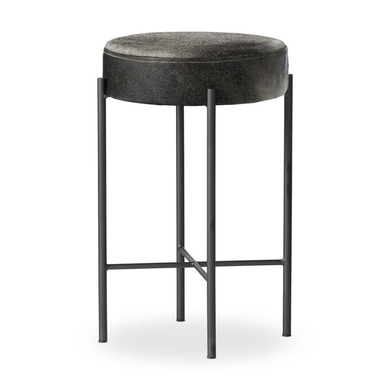 Nocona Bar + Counter Stool - Black & White Speckled Hide