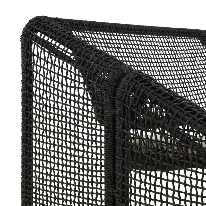 Selma Outdoor Chair - Faux Black Hyacinth