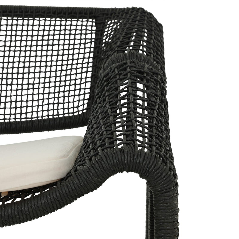 Selma Outdoor Chair - Faux Black Hyacinth
