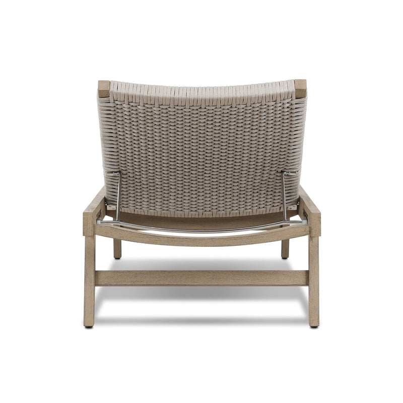 Delano Outdoor Chaise - Washed Brown