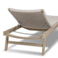 Delano Outdoor Chaise - Washed Brown
