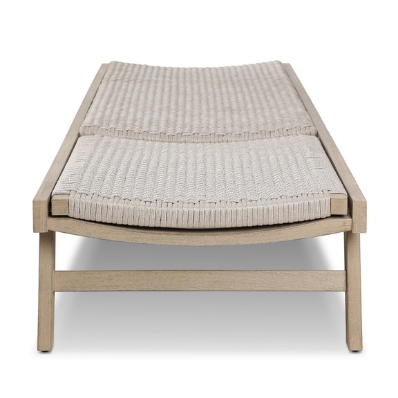 Delano Outdoor Chaise - Washed Brown