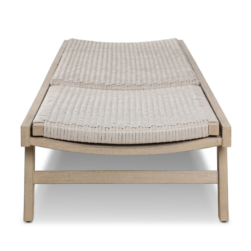 Delano Outdoor Chaise - Washed Brown
