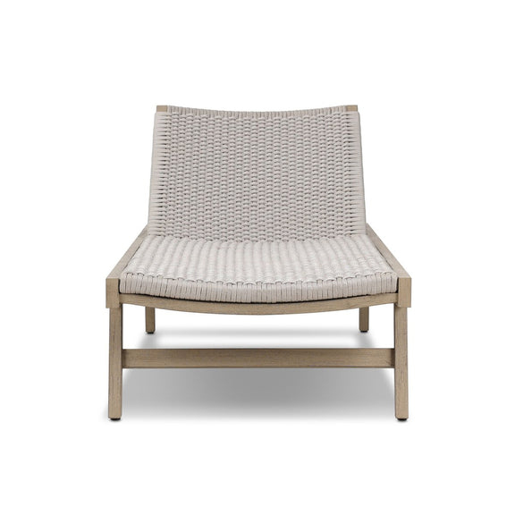 Delano Outdoor Chaise - Washed Brown