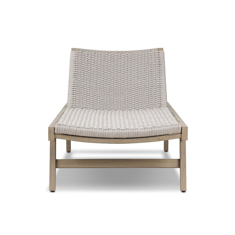 Delano Outdoor Chaise - Washed Brown