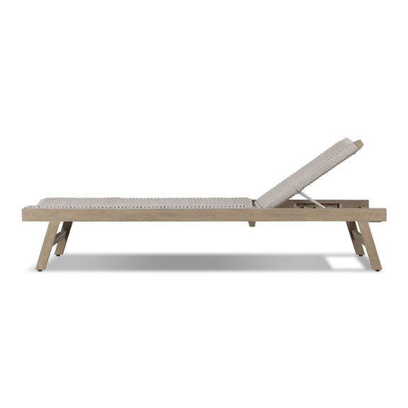 Delano Outdoor Chaise - Washed Brown