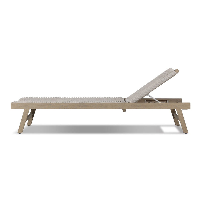 Delano Outdoor Chaise - Washed Brown