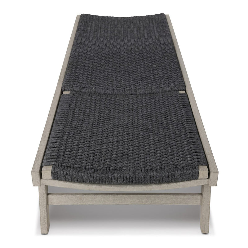 Delano Outdoor Chaise - Weathered Grey