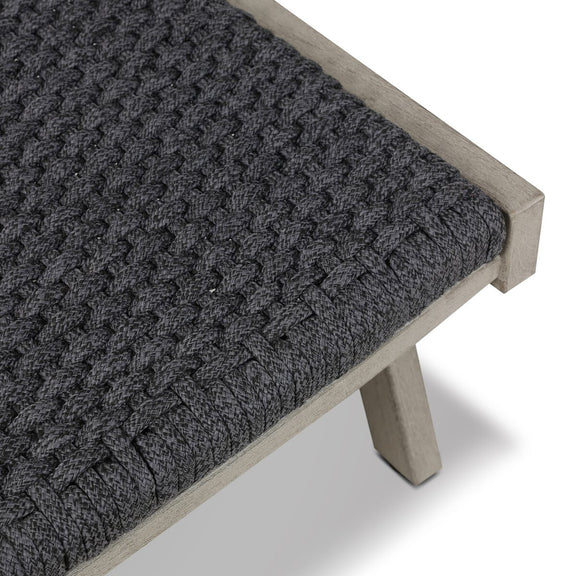 Delano Outdoor Chaise - Weathered Grey