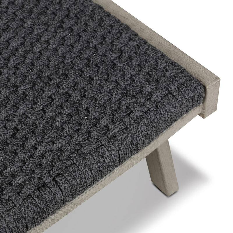 Delano Outdoor Chaise - Weathered Grey