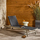 Delano Outdoor Chaise - Weathered Grey