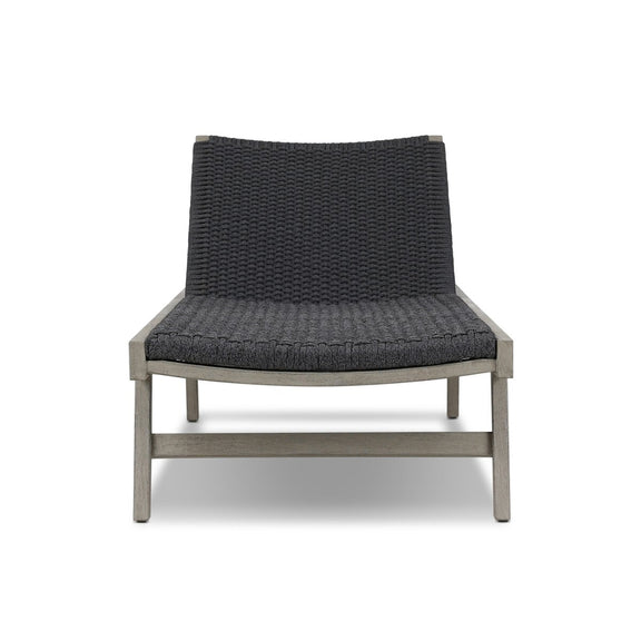 Delano Outdoor Chaise - Weathered Grey
