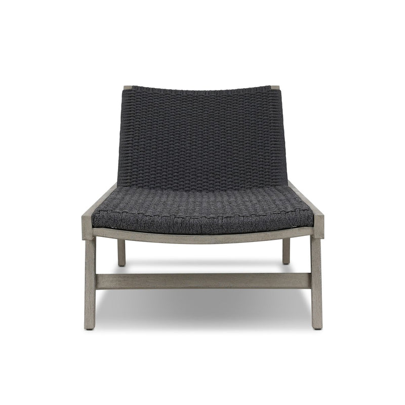 Delano Outdoor Chaise - Weathered Grey