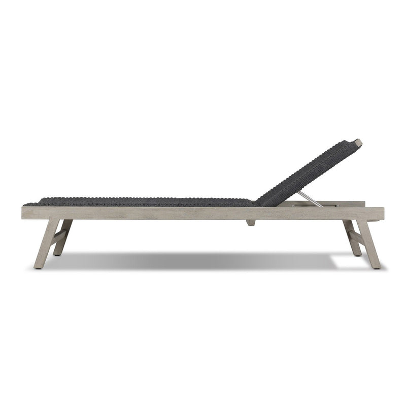 Delano Outdoor Chaise - Weathered Grey