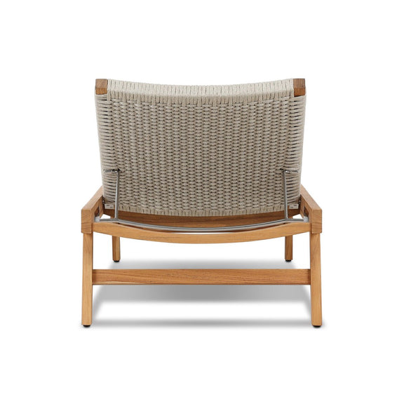 Delano Outdoor Chaise - Natural Teak