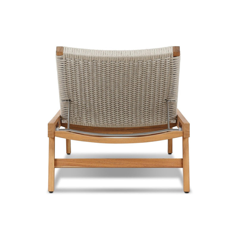 Delano Outdoor Chaise - Natural Teak