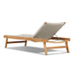 Delano Outdoor Chaise - Natural Teak