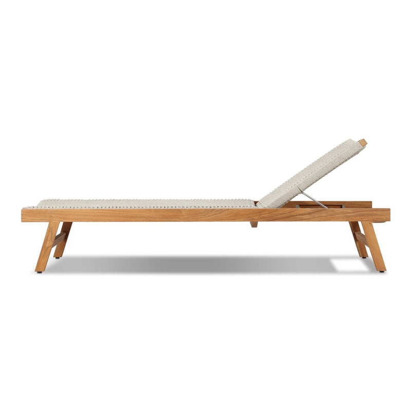 Delano Outdoor Chaise - Natural Teak