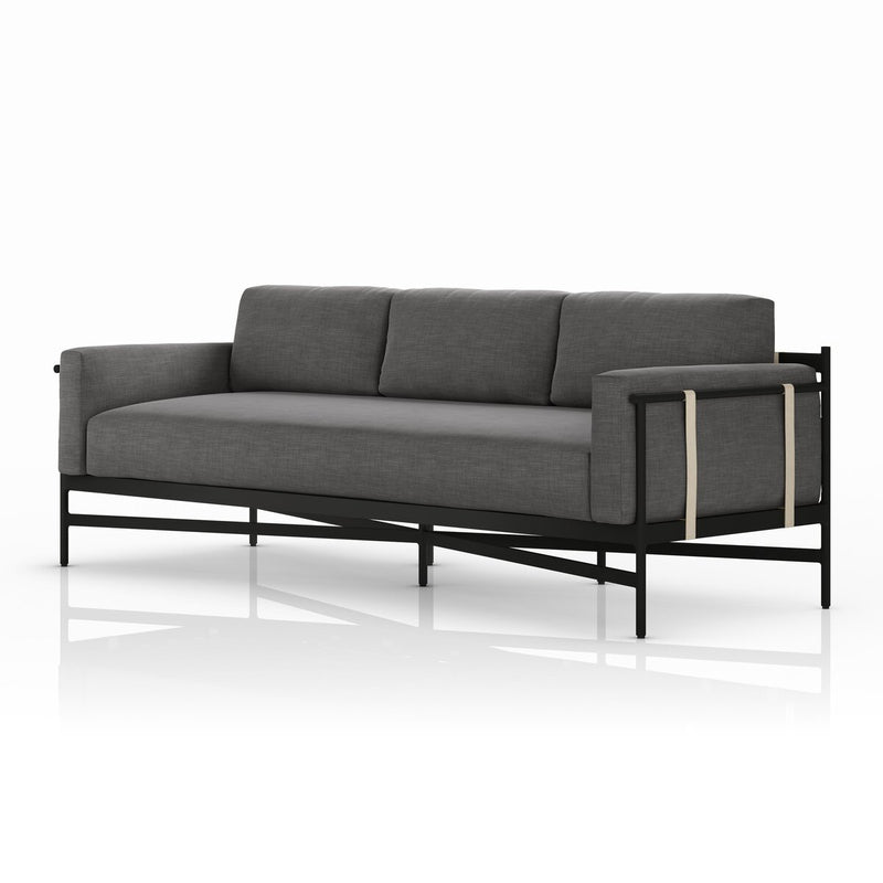 Hearst Outdoor Sofa - Venao Charcoal