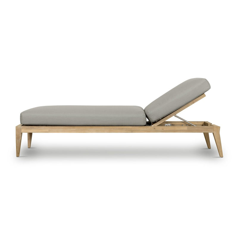 Amaya Outdoor Adjustable Chaise Lounge - Royal Taupe