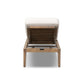 Amaya Outdoor Adjustable Chaise Lounge - Lorel Ivory