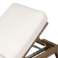 Amaya Outdoor Adjustable Chaise Lounge - Lorel Ivory