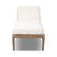 Amaya Outdoor Adjustable Chaise Lounge - Lorel Ivory