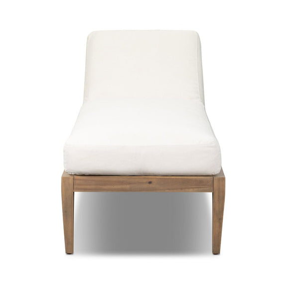 Amaya Outdoor Adjustable Chaise Lounge - Lorel Ivory
