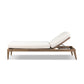 Amaya Outdoor Adjustable Chaise Lounge - Lorel Ivory