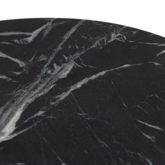 Marble Lazy Susan - Black Marble